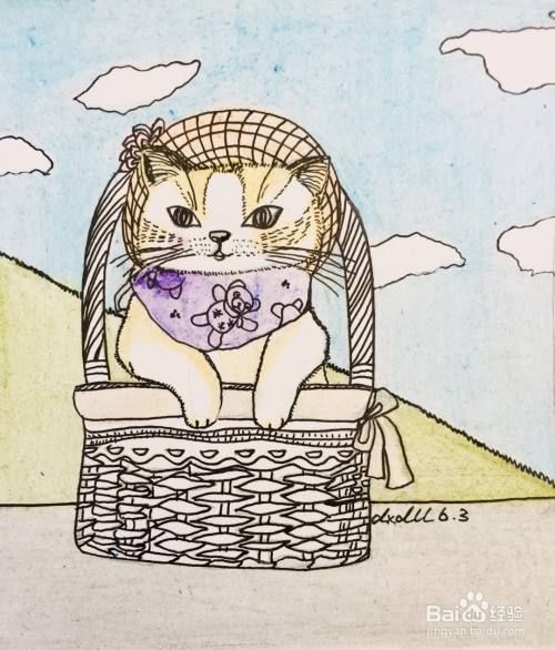 插画教程之猫咪