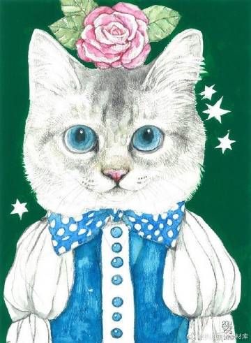 猫咪创意绘画素材库：萌宠艺术创作必备资源