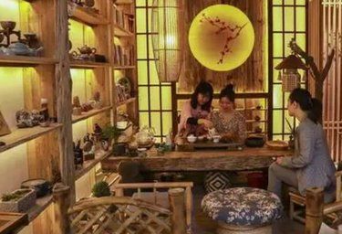 和朋友去喝茶，韵味十足！