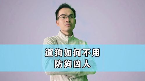 遛狗如何不用防狗凶人