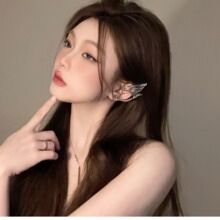 新品热销精灵翅膀耳朵耳夹女小众轻奢高级感无耳洞耳骨夹耳饰耳挂