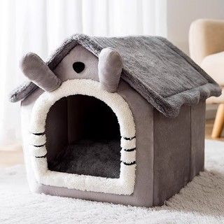 猫窝冬季保暖封闭式房子型猫屋四季通用网红猫咪垫子小型犬狗狗窝