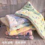 狗狗垫子猫垫子冬天宠物毛毯窝狗窝猫窝泰迪金毛毛毯狗笼垫被子
