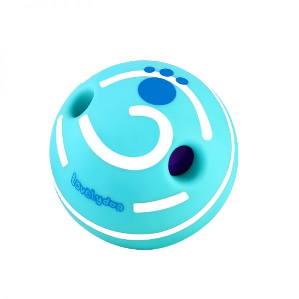 Funny interactive dog toy Wag giggle dog rolling ball with sound pet chew play toys