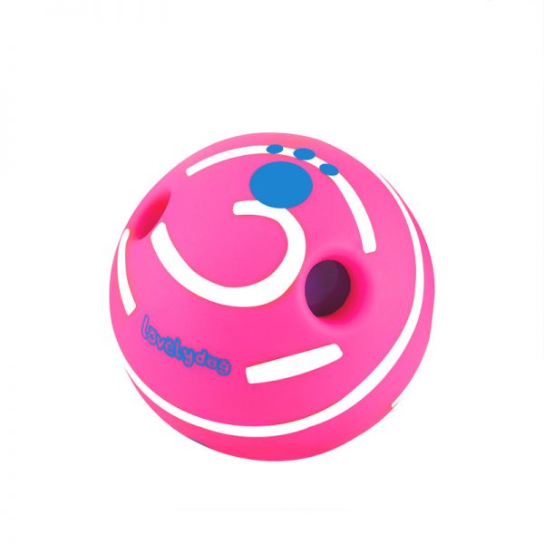 Funny interactive dog toy Wag giggle dog rolling ball with sound pet chew play toys