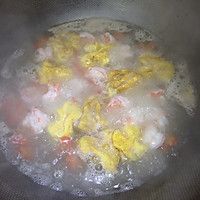 金鱼蛋饺烩虾仁的做法图解11
