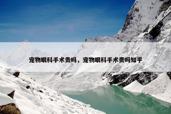 宠物眼科手术贵吗，宠物眼科手术贵吗知乎