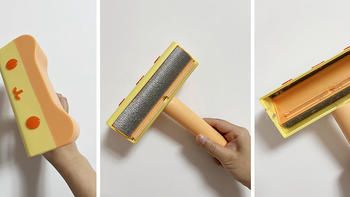 高效去毛就选择这款宠物粘毛器，真的很好用，还有收纳盒