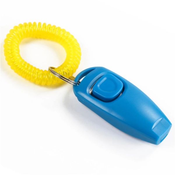 More colors 2 in 1 Dog training Whistle Stop Barking Clicker Pet Toy