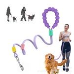 宠物狗狗牵引绳多功能遛狗绳子可斜跨解放双手小中大型犬牵引绳子
