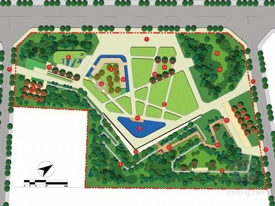 健康公园设计案例资料下载-[成都]健康休闲主题公园景观设计方案