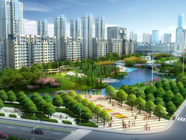 健康公园设计案例资料下载-[江苏]临港新城中央公园景观方案设计文本（JPG+90页）