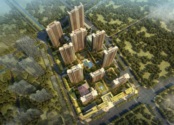健康公园设计案例资料下载-[江苏]南京现代公园居住区建筑设计方案文本