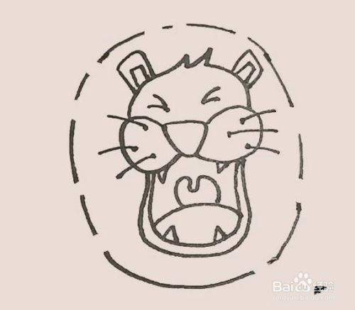 简笔画之狮子