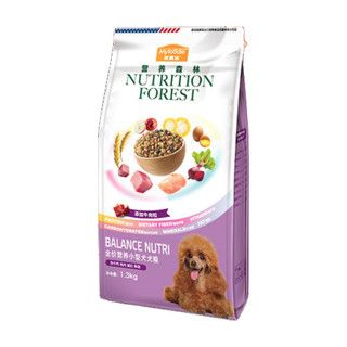 Myfoodie 麦富迪 营养森林系列 牛肉粒小型犬全阶段狗狗干粮 1.3kg