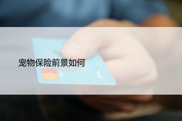 宠物保险前景如何