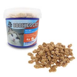 K9 宠物零食 猫咪饼干 宠物洁齿小零食 鲱鱼+胡萝卜130g *10件
