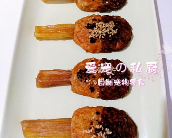 宠物狗零食双色雪糕磨牙棒的做法