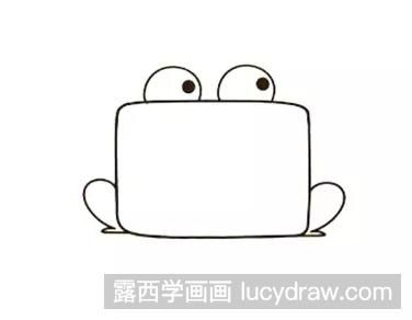 超可爱卡通青蛙的画法