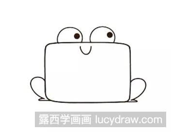 超可爱卡通青蛙的画法