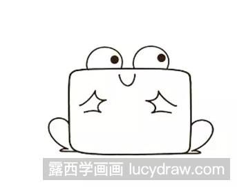超可爱卡通青蛙的画法