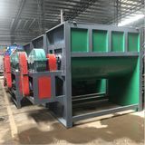 不鏽鋼塑料顆粒攪拌罐　飼料混合拌料機