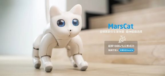宠物圈超火爆的AI机器人MarsCat火星猫