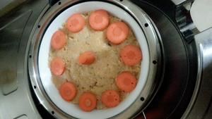宠物食谱之三文鱼胡萝卜蛋糕（美毛哦)的做法 步骤3