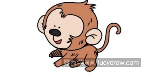 可爱简单好看猴子简笔画教程图片画法 简单好看猴子简笔画教学