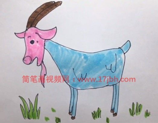羊简笔画图片大全可爱图片