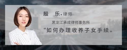 如何办理收养子女手续