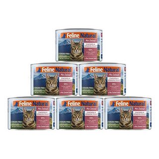 K9Natural 宠源新 K9 Natural鸡肉鹿肉猫主食罐头170g*6成猫幼猫猫湿粮猫罐头 新西兰原装进口
