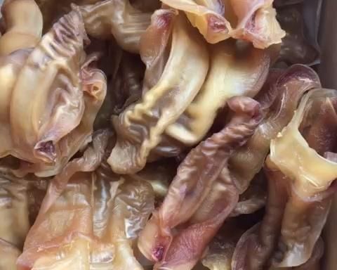 自创原创自制狗狗零食宠物狗零食磨牙棒风干牛耳朵的做法