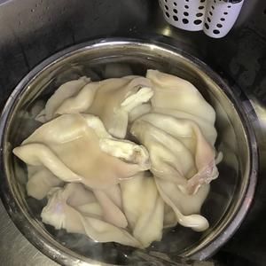自创原创自制狗狗零食宠物狗零食磨牙棒风干牛耳朵的做法 步骤3