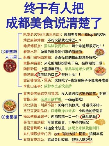 土著通宵熬夜[流泪]终于把成都美食说清楚了‼️