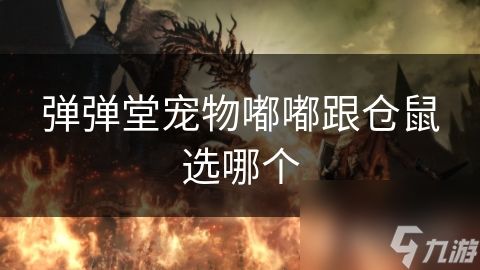 弹弹堂宠物嘟嘟跟仓鼠选哪个
