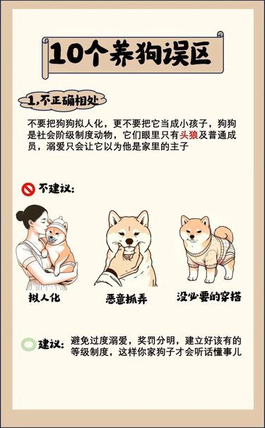 10大养狗误区，你知道么？ 