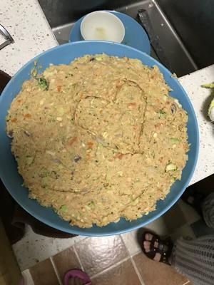 三文鱼牛肉鸡肉自制狗粮的做法 步骤6