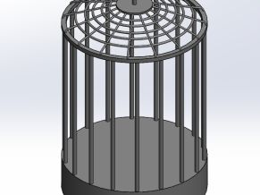 鸟笼SolidWorks三维模型