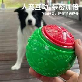 跨境爆款宠物磨牙玩具球6.5cm耐咬洁齿tpr橡胶球狗狗互动中小型犬