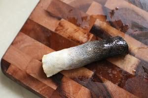 三文鱼皮肉卷（宠物食谱）的做法 步骤4