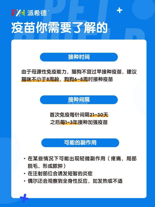 每日科普一下 宠物猫咪狗狗疫苗需要了解的小知识