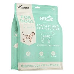 NRG+冻干狗粮 新西兰进口无谷物配方冻干生骨肉金毛成犬泰迪比熊幼犬全阶段通用狗粮零食 羊肉口味425g