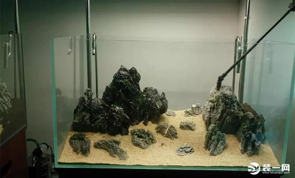 小型鱼缸造景教程