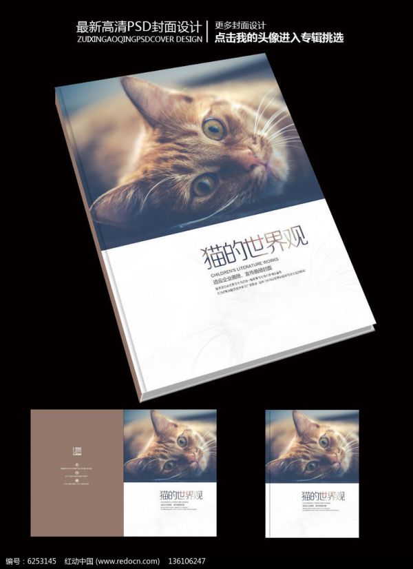 猫的世界观宠物店周边产品宣传册封面