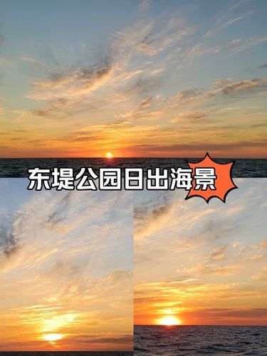北京人在天津看海上日出
