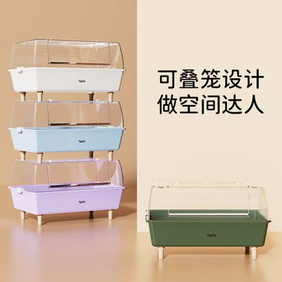 它适仓鼠笼子亚克力透明别墅60基础笼88金丝熊饲养箱芦丁鸡屋用品图二