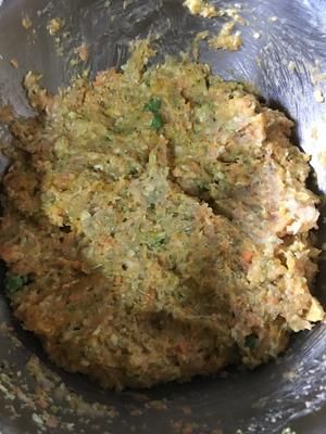 狗狗辅食鸡胸肉饼的做法 步骤4