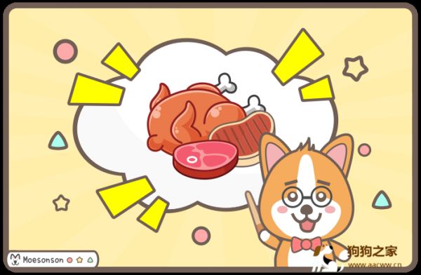 狗狗可以吃猪肉/ 牛肉/ 鸡肉吗
