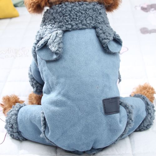 冬天加厚外套宠物衣服贵宾幼犬